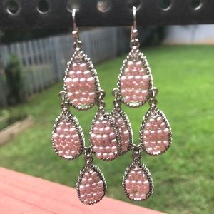 Stunning statement dangle earrings
